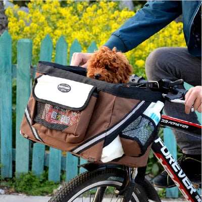 Luxury Durable Pet Bicycle Basket