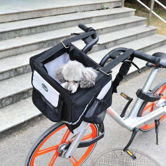 Luxury Durable Pet Bicycle Basket