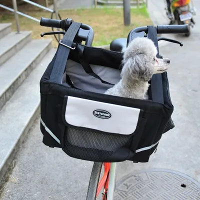 Luxury Durable Pet Bicycle Basket