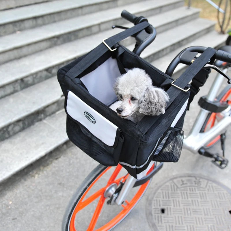 Luxury Durable Pet Bicycle Basket