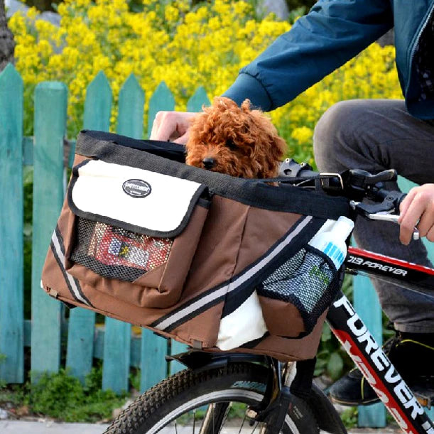 Luxury Durable Pet Bicycle Basket