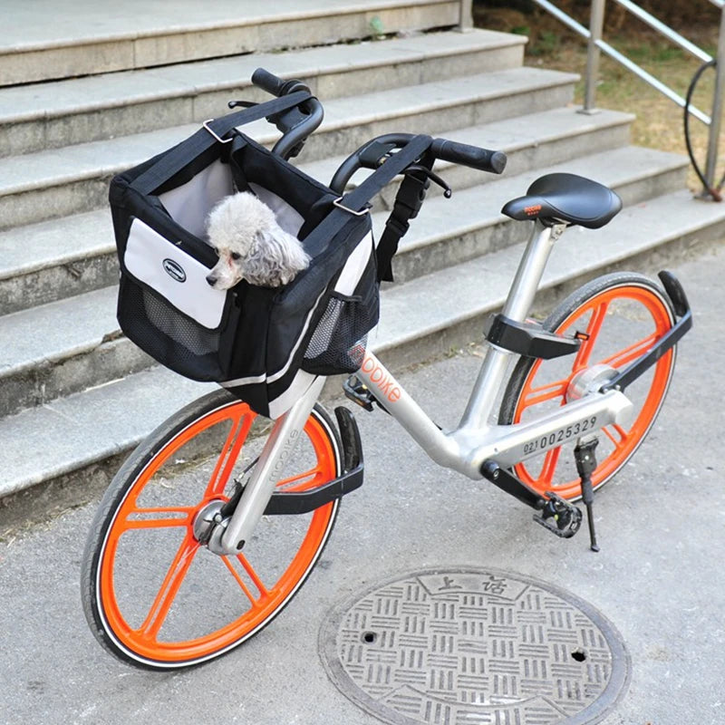 Luxury Durable Pet Bicycle Basket