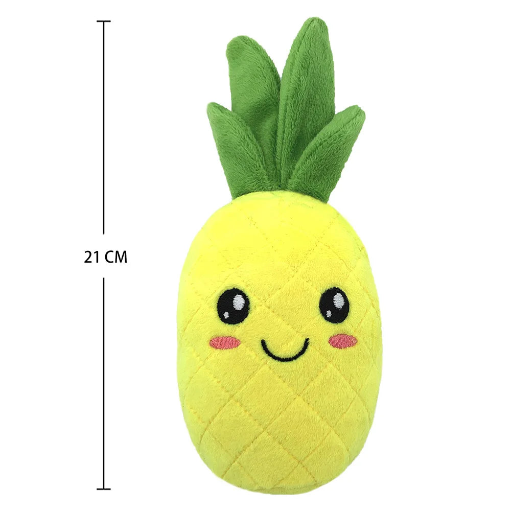 Stuffed Fruit Cactus Pet Toys