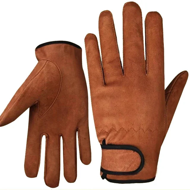 Sheepskin Riding Gloves