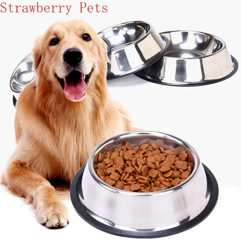 Steel Pet Dog Bowl