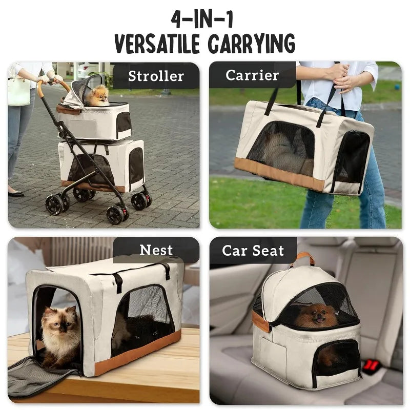 Double Pet Stroller