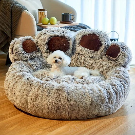 Bear Paw Shape Pet Sleeping Bed