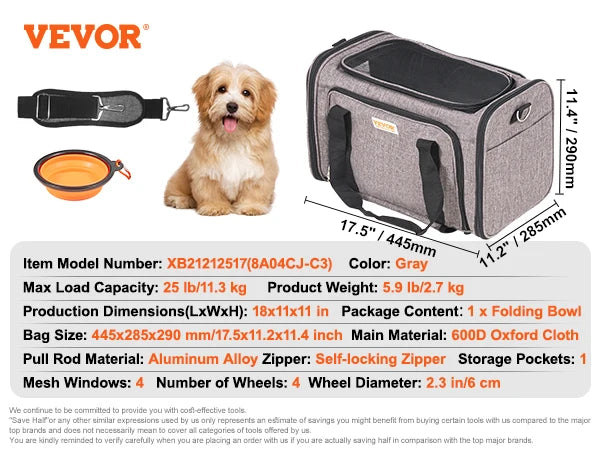 Breathable Pet Carrier