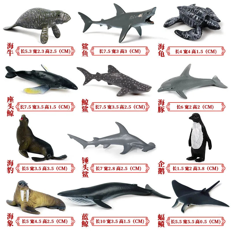 Simulation Marine Animals Ornaments