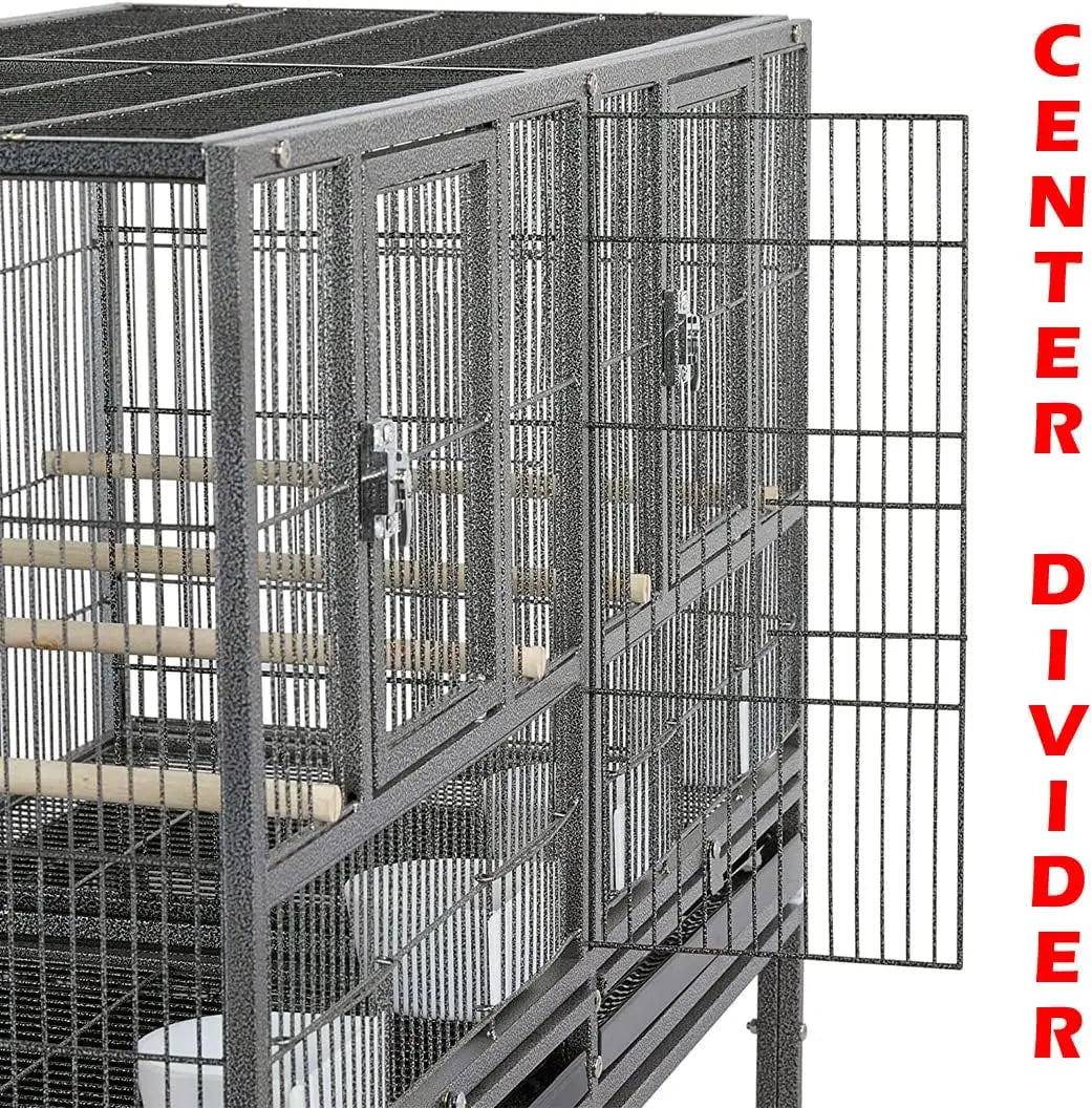 Bird Flight Double Rolling Cage