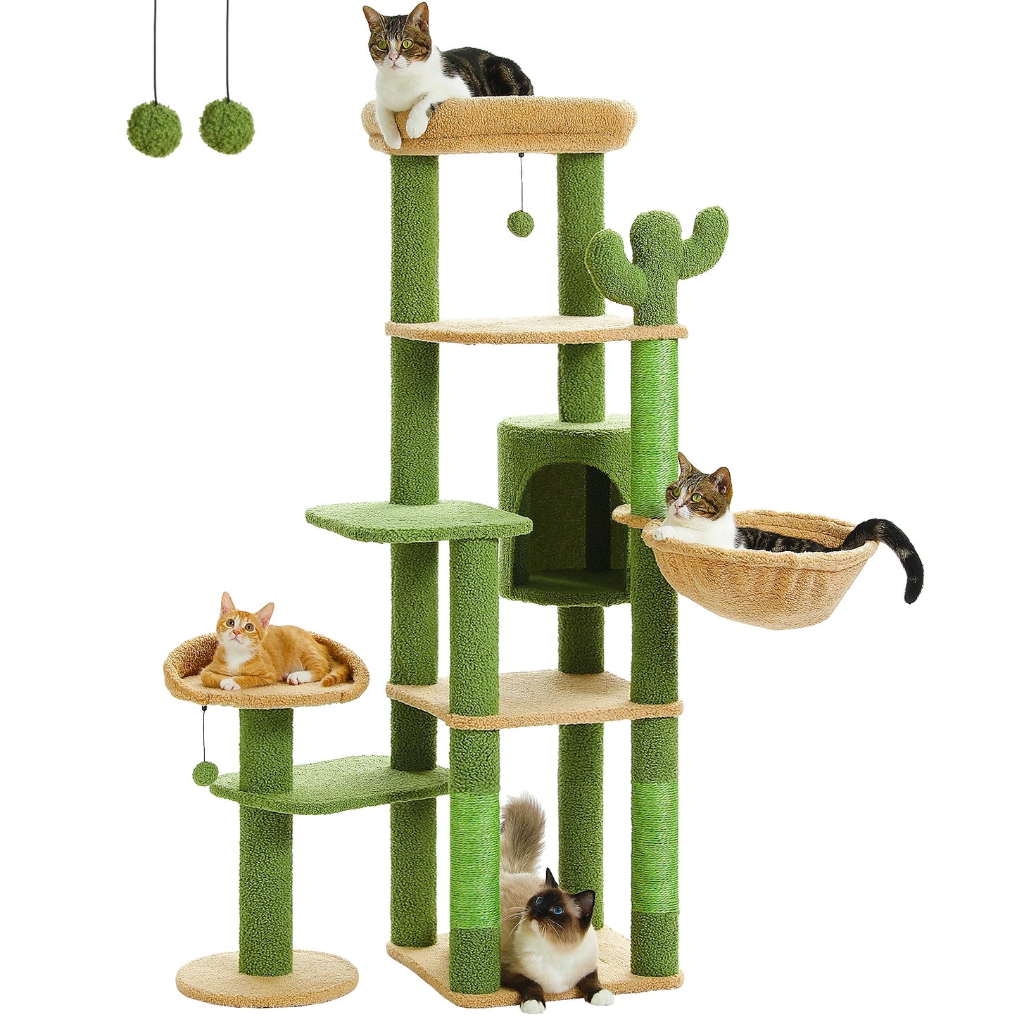 Cactus Tall Cat Tree