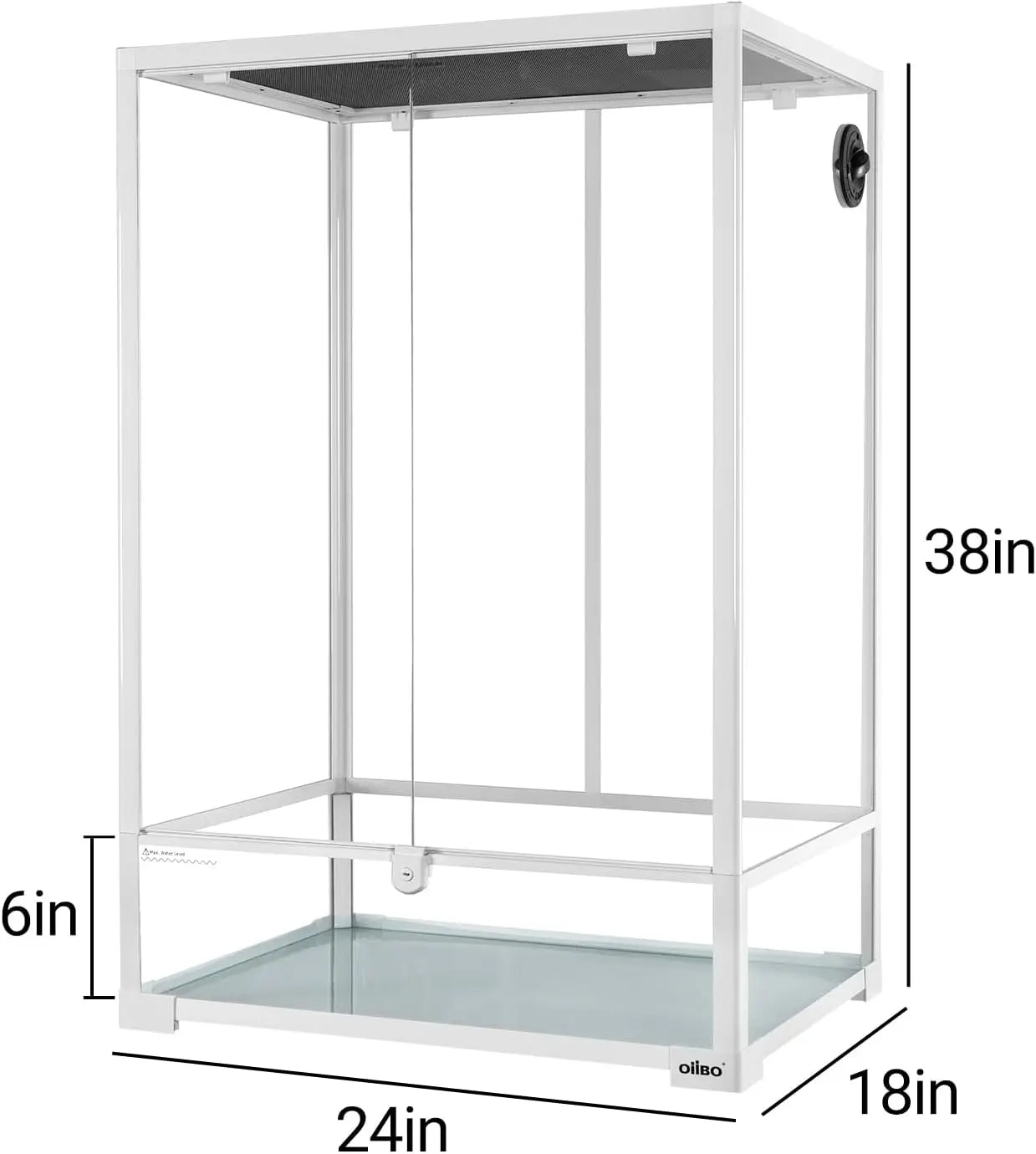 Vertical Reptile Tank 24" x 18" x 36"