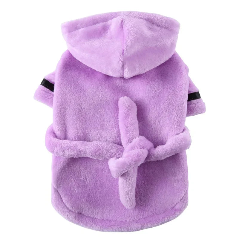 Pet Dog Bathrobe