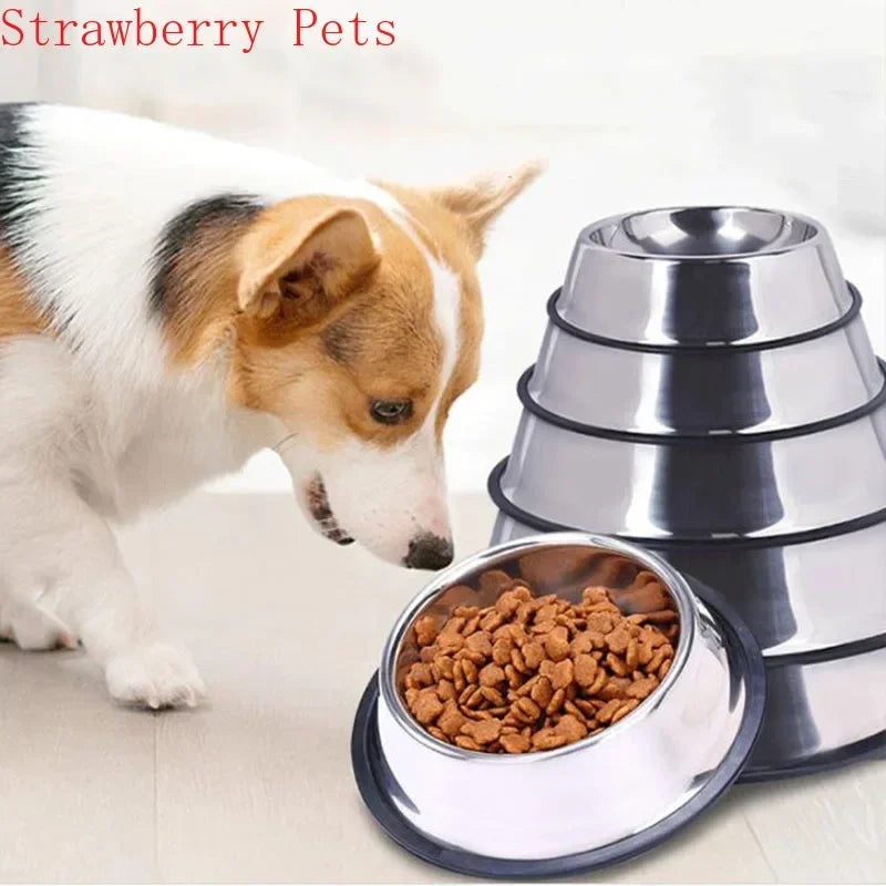 Steel Pet Dog Bowl