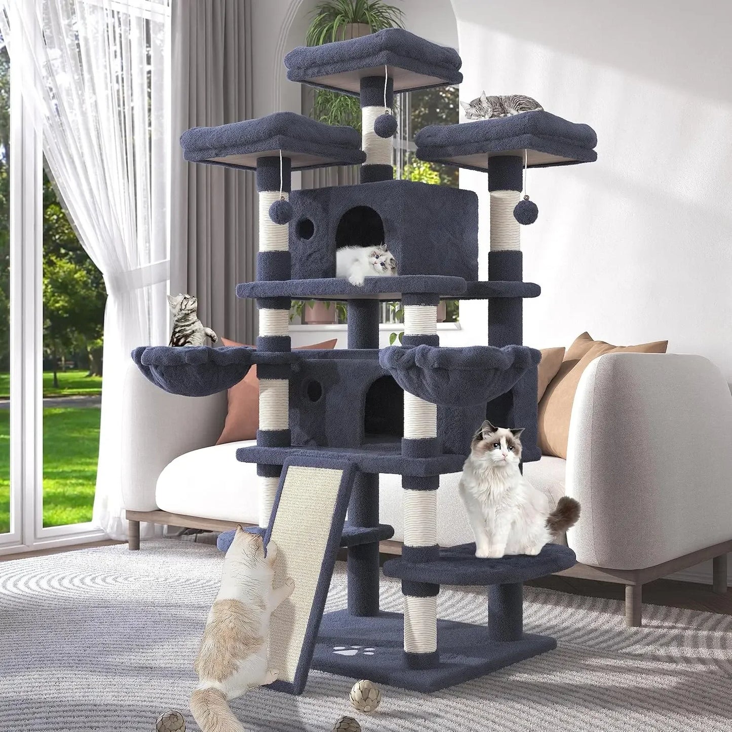 Large Big Cat Tower Condo