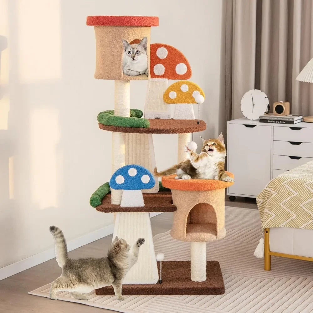 Mushroom Cat Tree