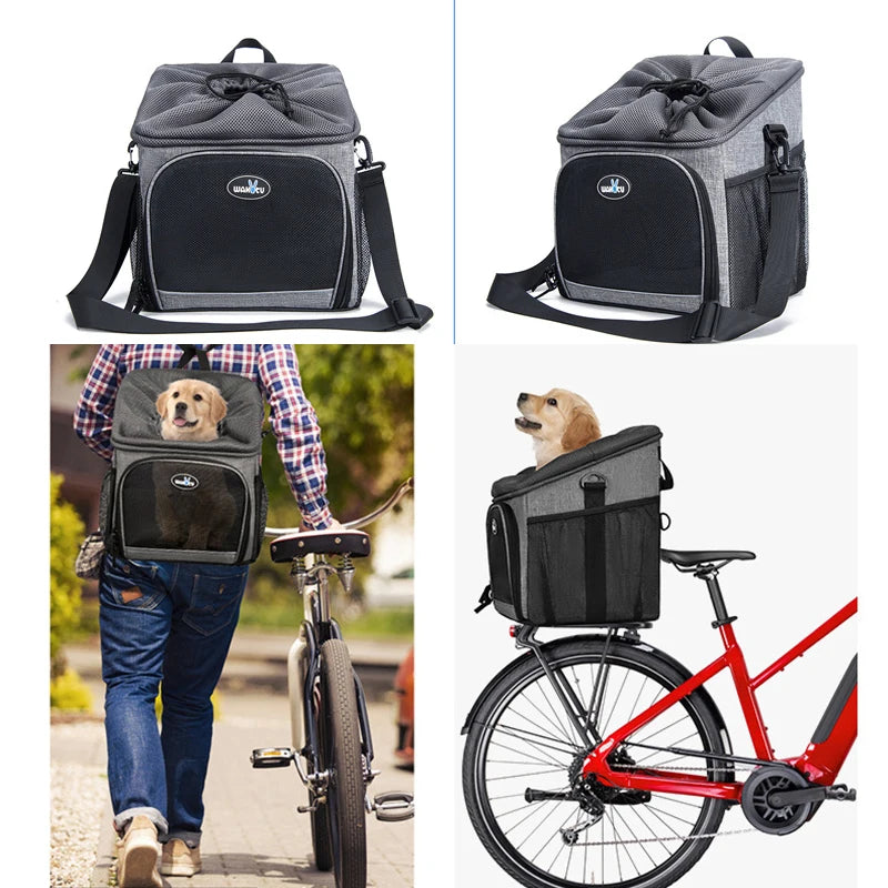 Foldable Bike Dog Basket