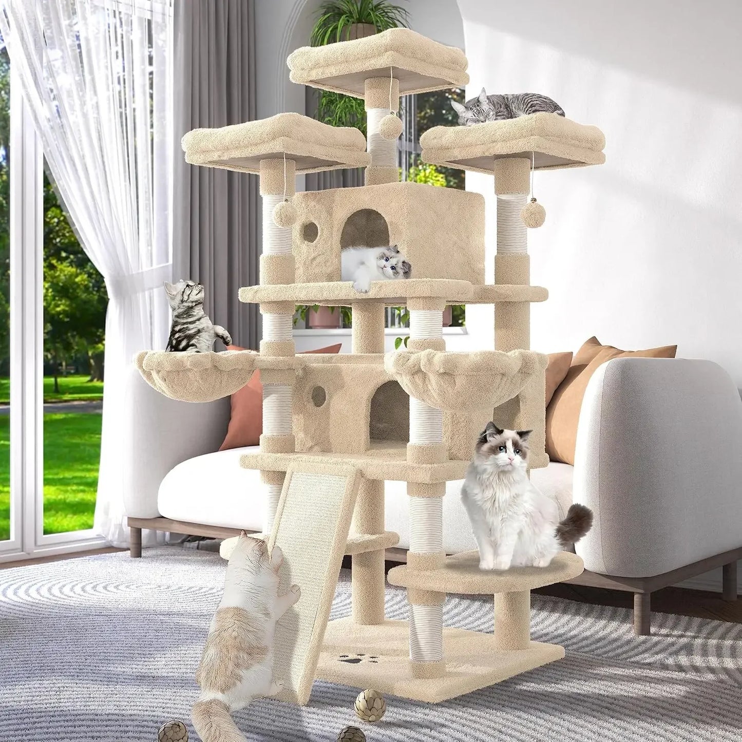 Large Big Cat Tower Condo