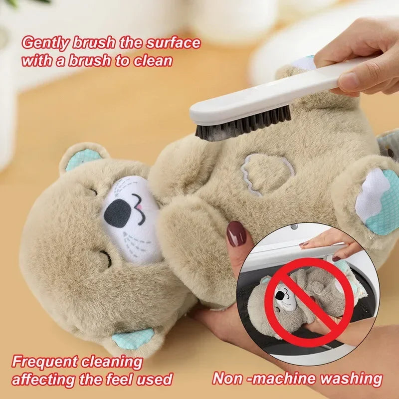 Breathing Otter Plush Toy