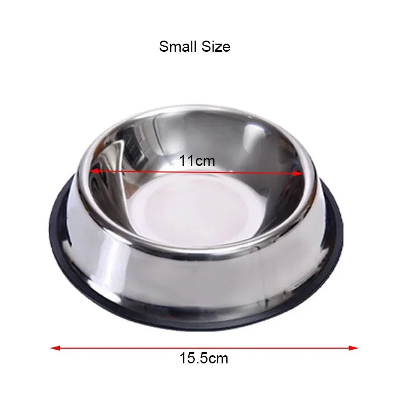 Steel Pet Dog Bowl