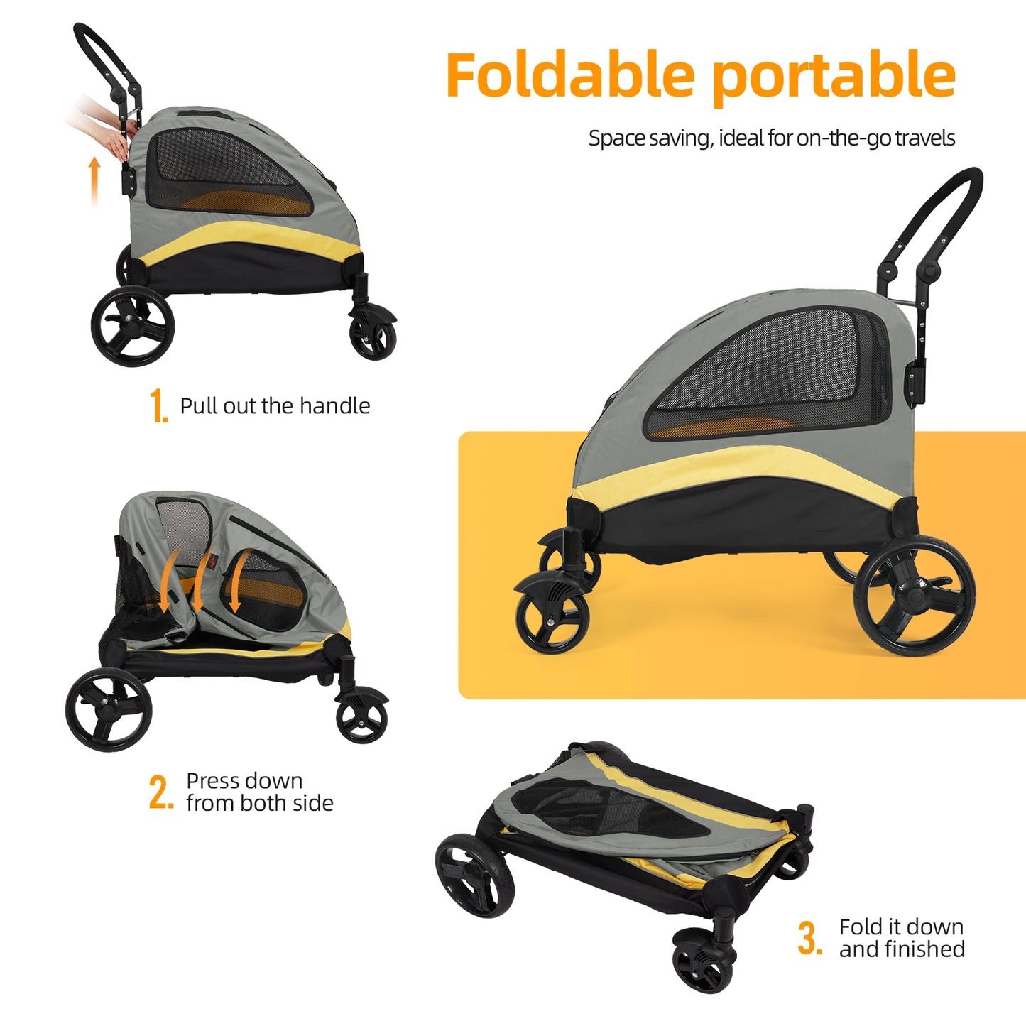 Foldable Cart Travel Trolley