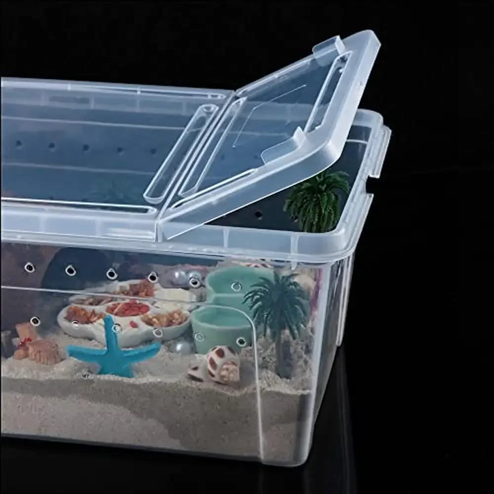 Reptile Feeding Box Plastic