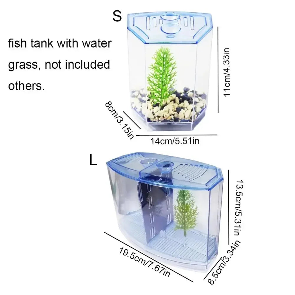 Transparent Betta Fish Tank