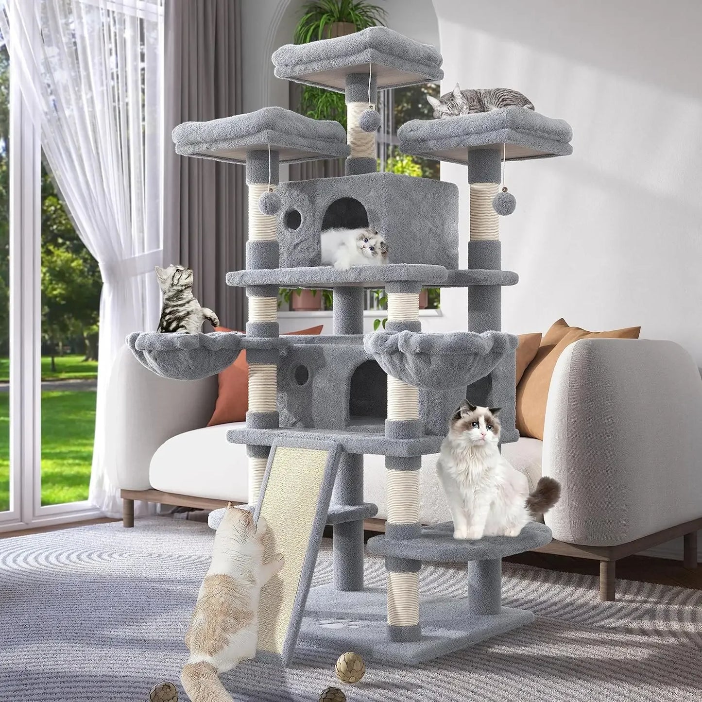 Large Big Cat Tower Condo