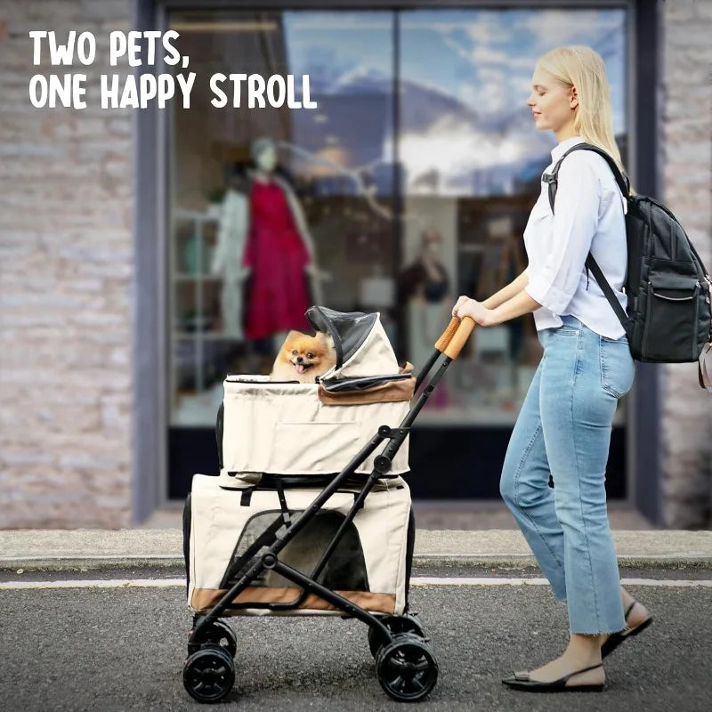 Double Pet Stroller