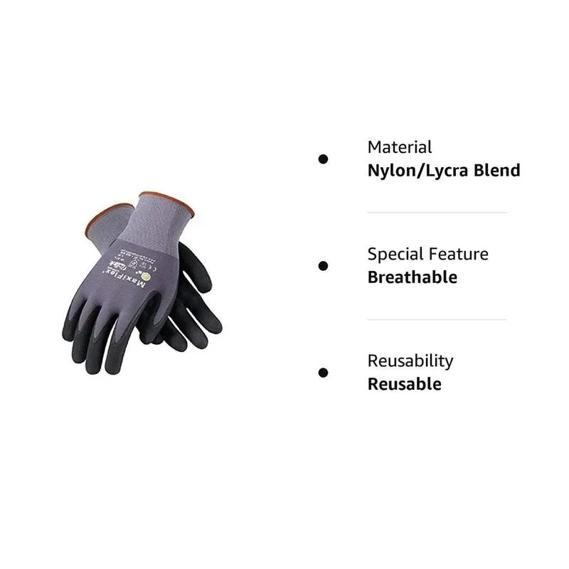 Nitrile Palm Coated Gloves