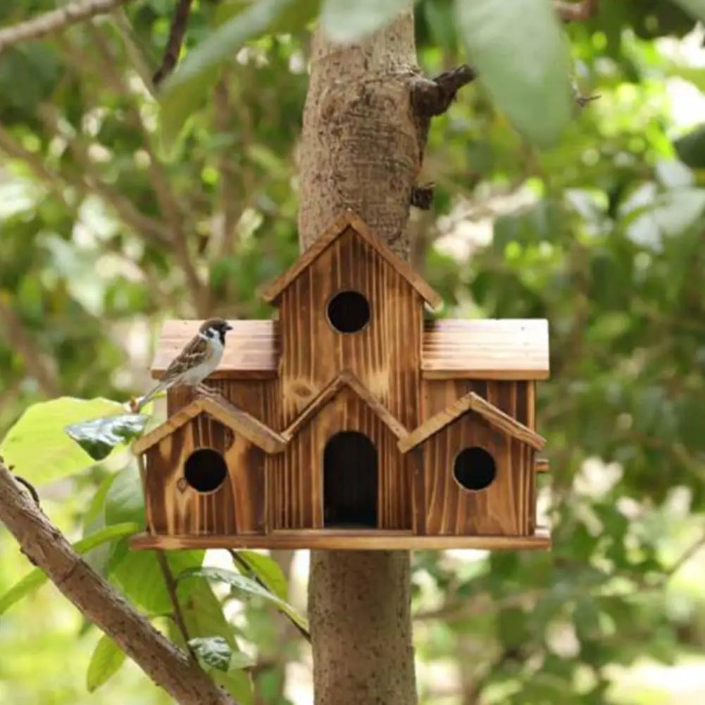 Outside Wooden Bird Nest