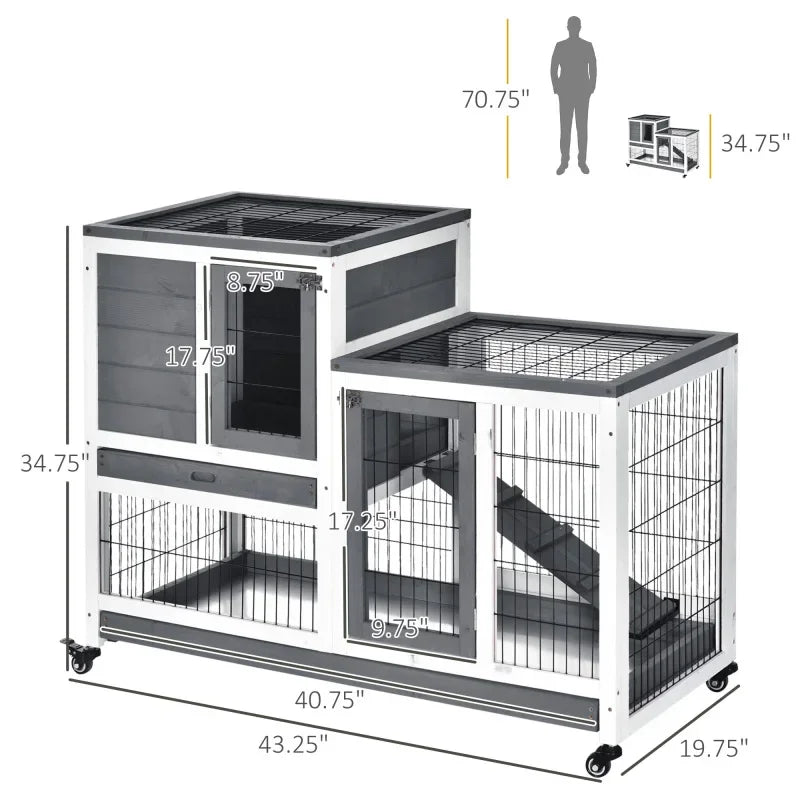 Wooden Rabbit Hutch