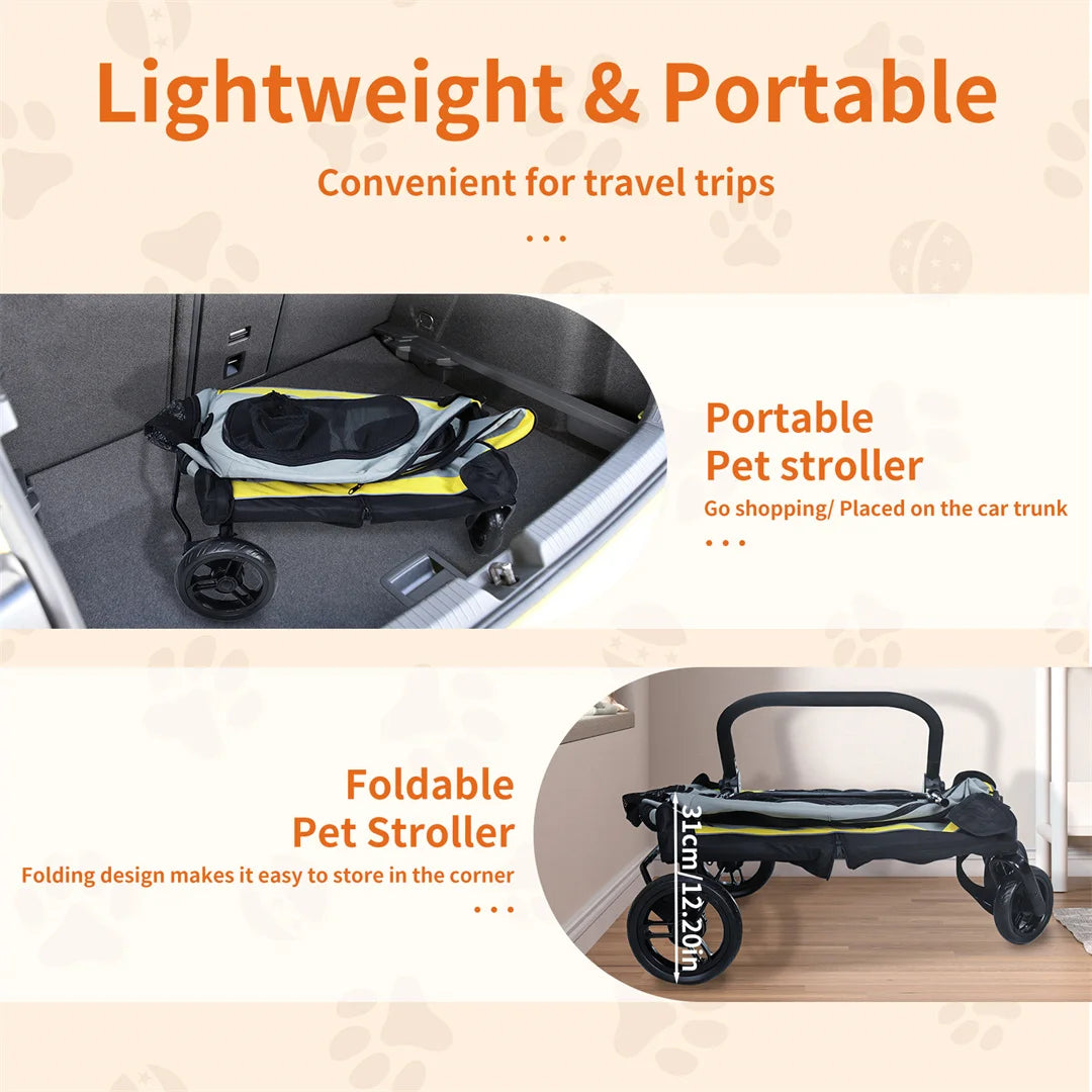 Portable Pet Travel Stroller