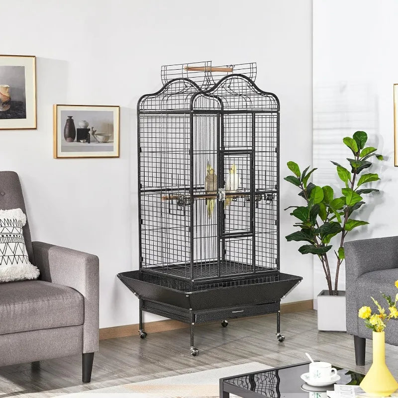 63'' Bird Cage with Stand