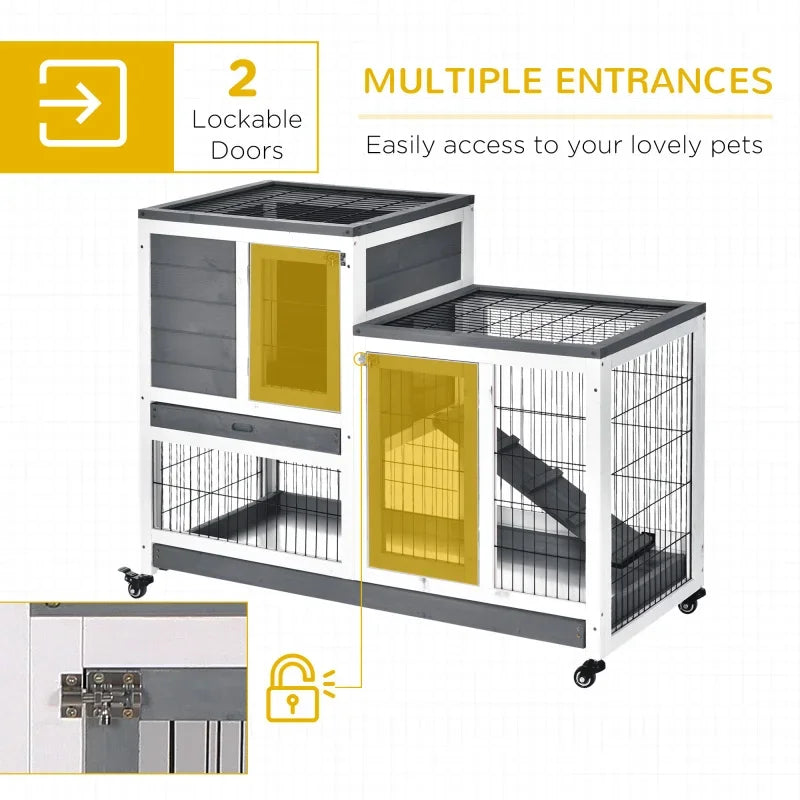 Wooden Rabbit Hutch