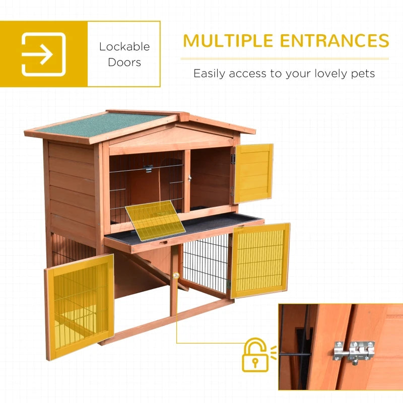 2 Tier Rabbit Hutch