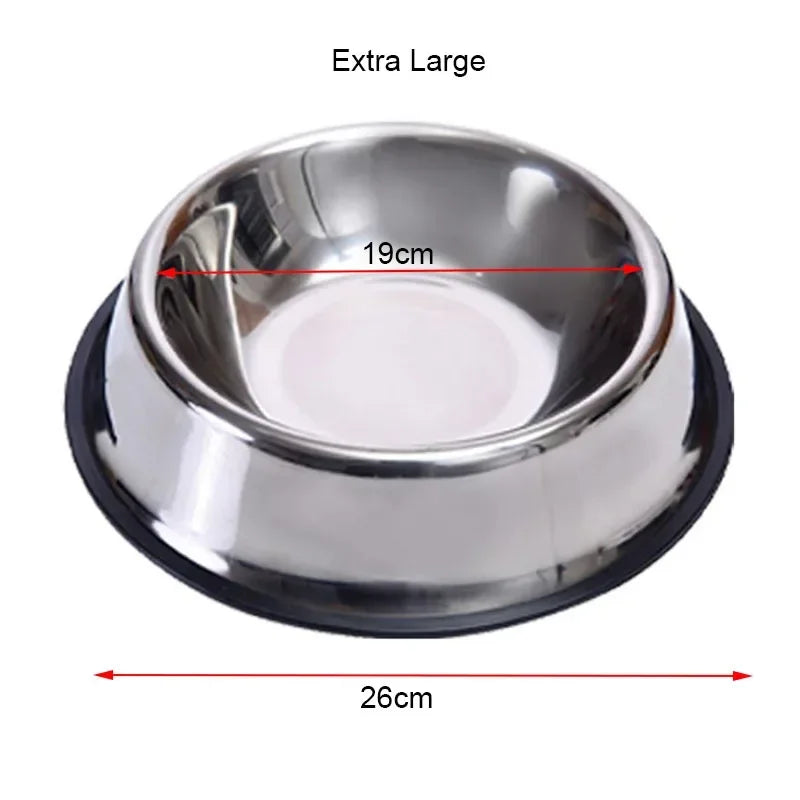 Steel Pet Dog Bowl