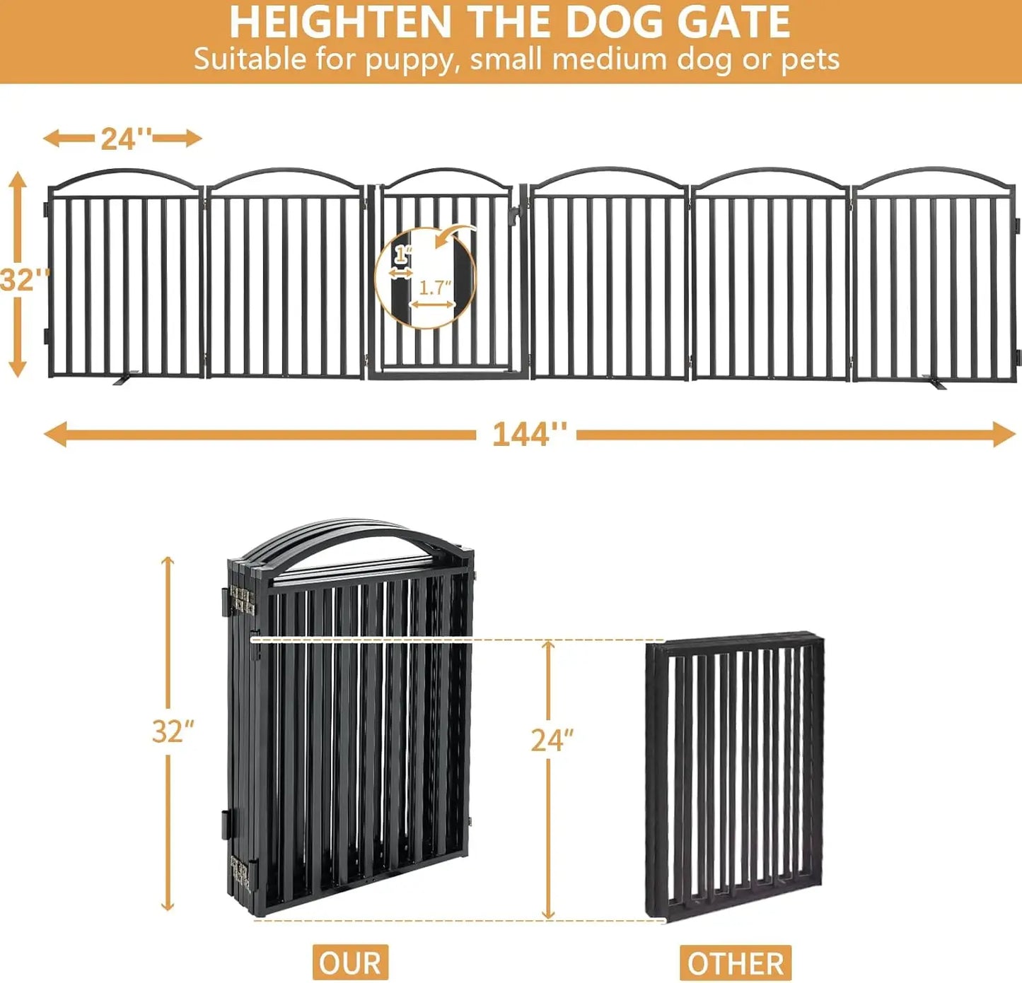 Freestanding Dog Gates