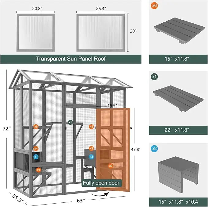 Outdoor Cat Enclosure,