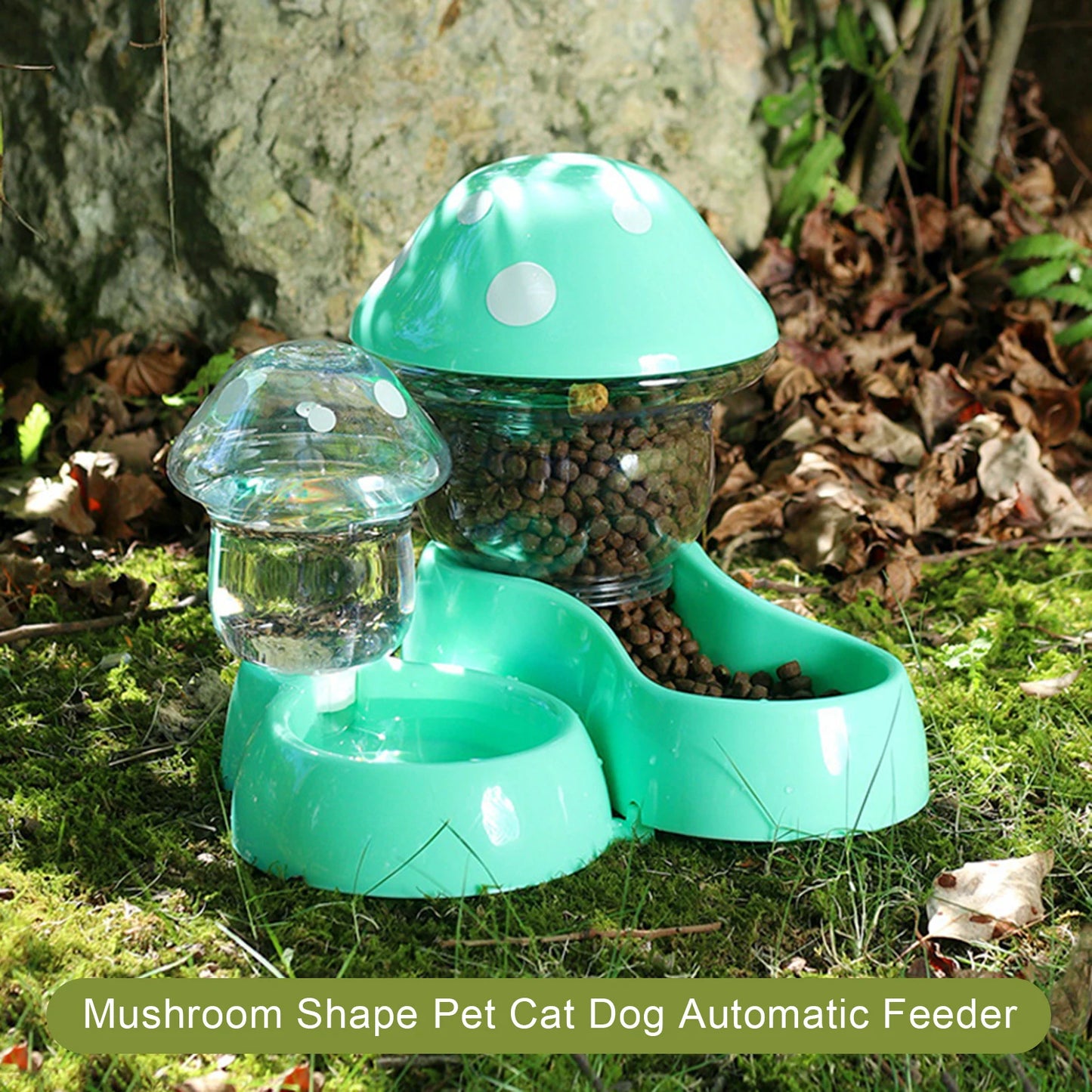 Pet Dog Cat Water Food Container