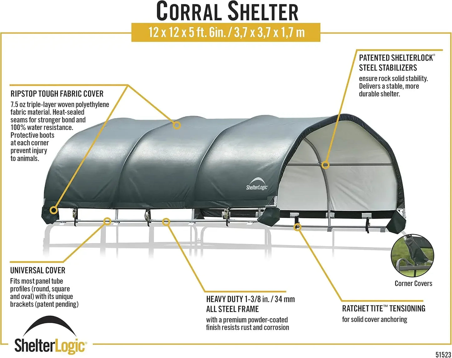 Corral Shelter and Livestock Shade