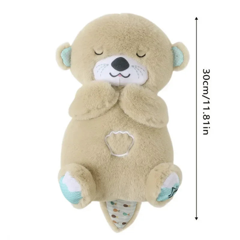 Breathing Otter Plush Toy