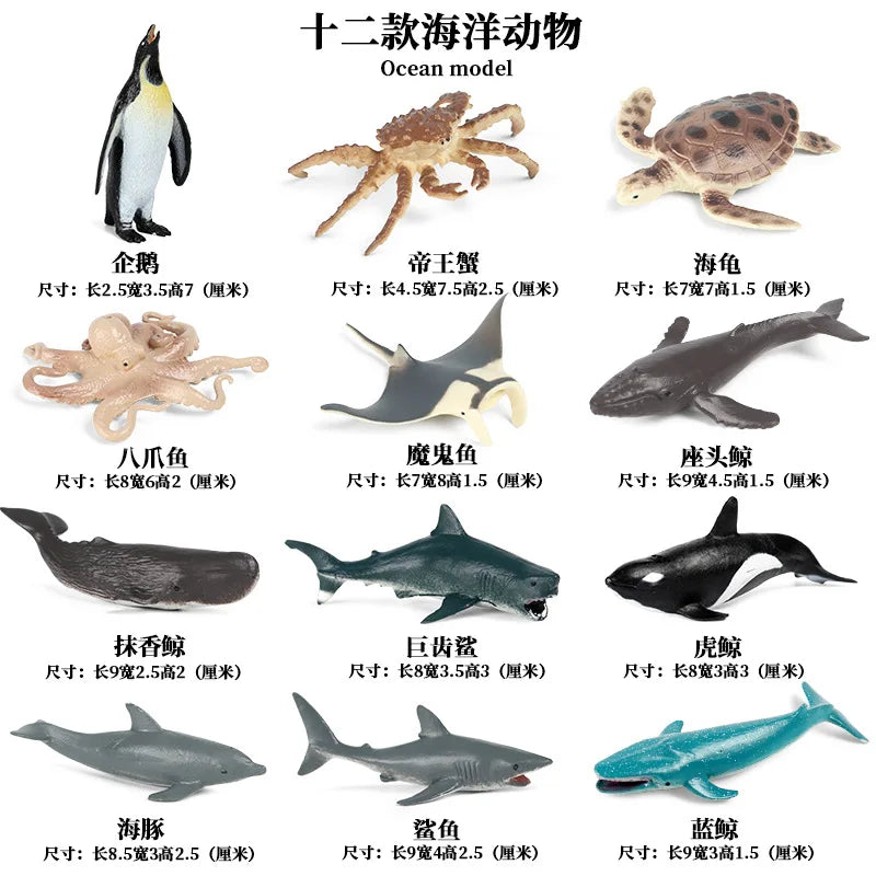 Simulation Marine Animals Ornaments