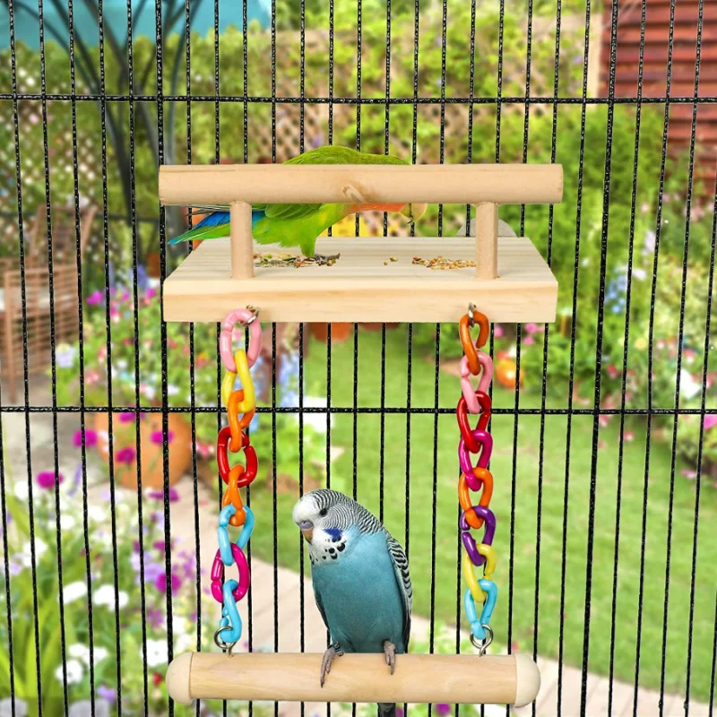 Parrot Toy Bird Cage Decoration