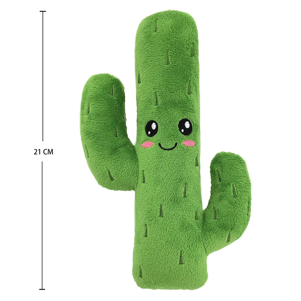 Stuffed Fruit Cactus Pet Toys