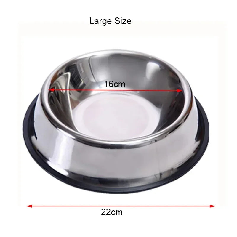 Steel Pet Dog Bowl