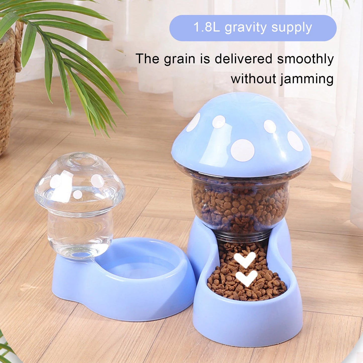 Pet Dog Cat Water Food Container