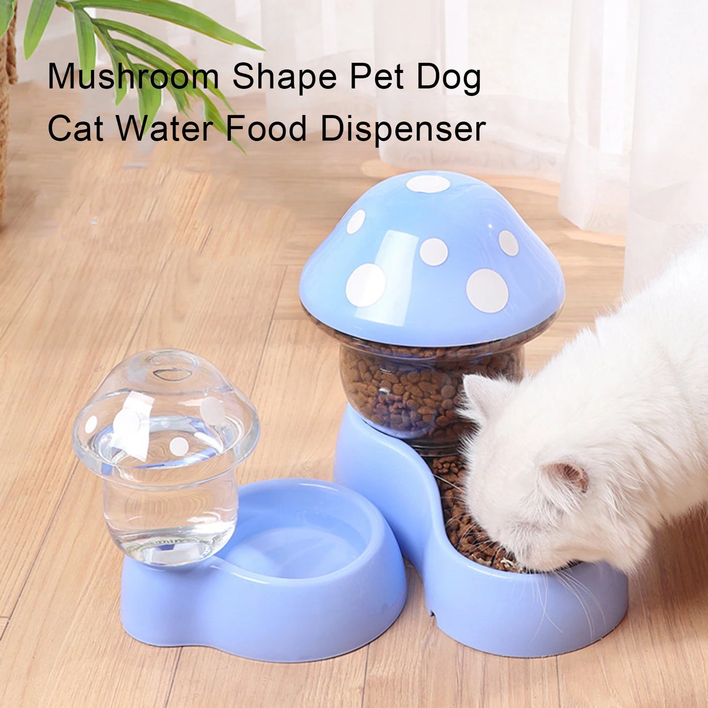 Pet Dog Cat Water Food Container