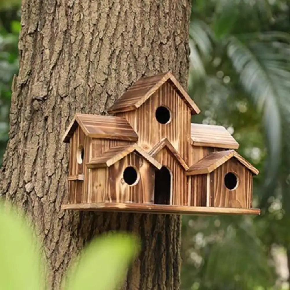 Outside Wooden Bird Nest