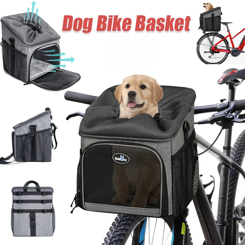 Foldable Bike Dog Basket